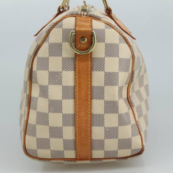 LOUIS VUITTON Damier Azur Speedy Bandouliere 25 Hand Bag N41000 - Picture 4 of 16